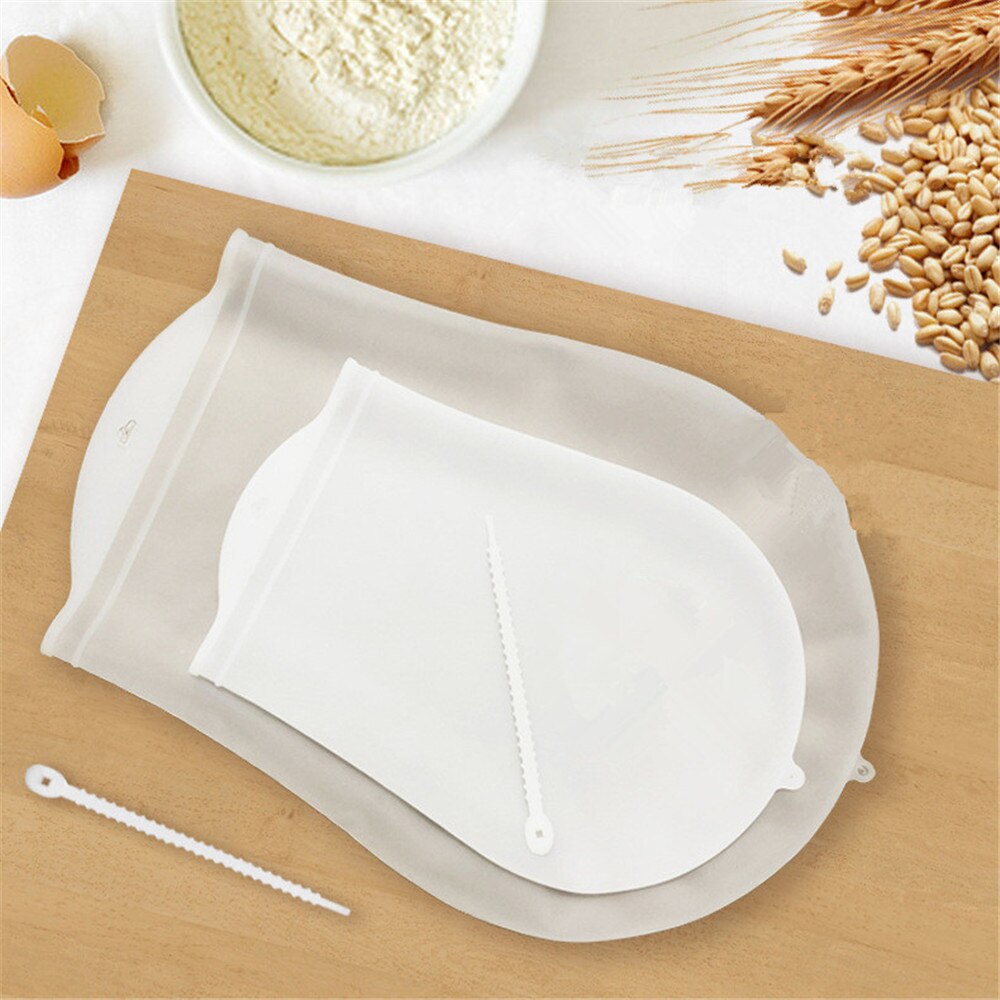 Kneading Bag Silicone Rolling Bag Silicone Bag Non-stick Dough Bag Silicone Baking Bag High Temperature Resistance Cake Tools