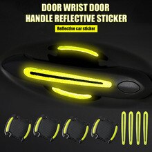 Autocollant 3D pour poignée de porte de voiture, 4 pièces, peinture, protection contre les rayures, couverture universelle