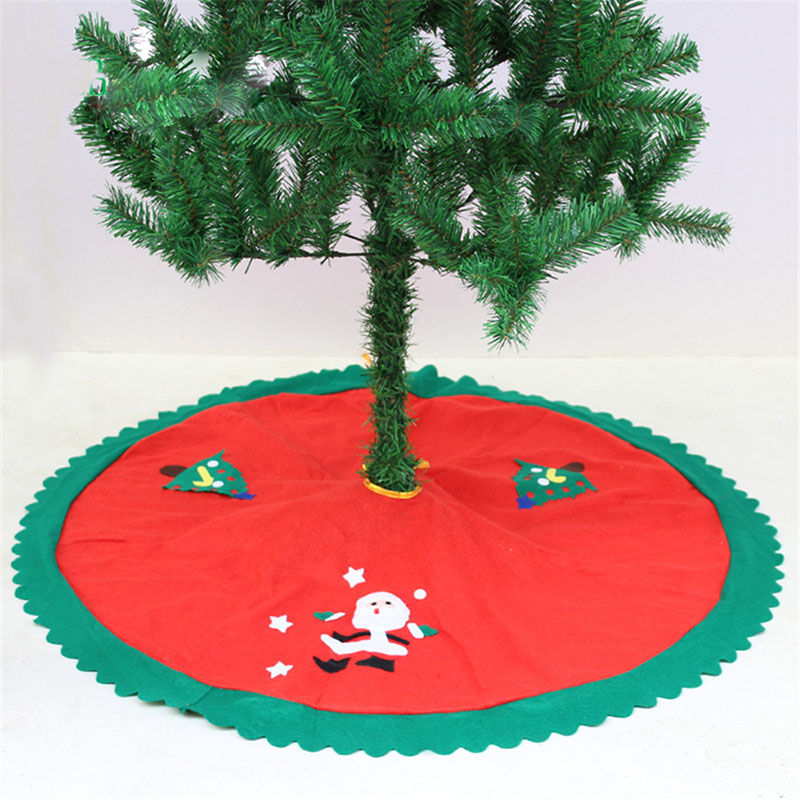 1pc kerstboomrokken bont tapijt vrolijke kerstversiering voor thuis natal natal boomrokken jaarversiering