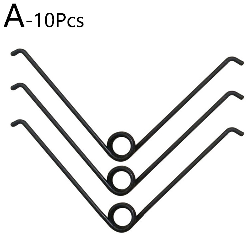 10Pcs/lot Black White V Shape Steel Compression Sp... – Vicedeal
