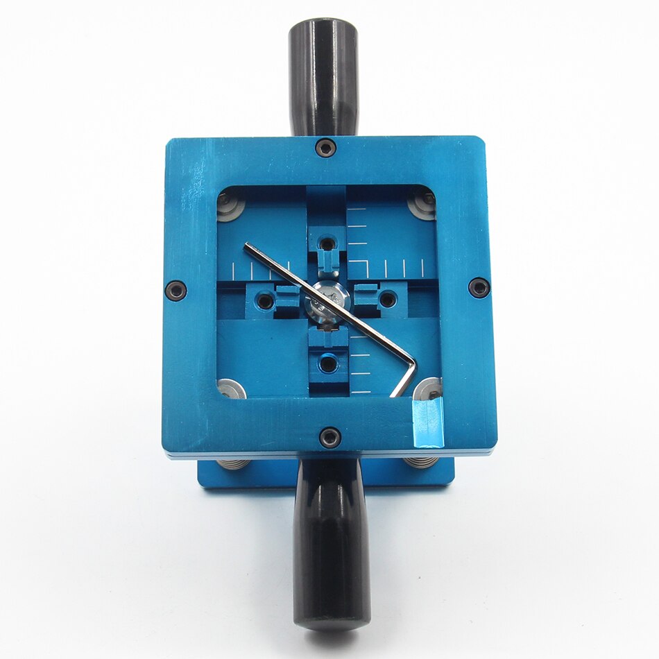 Blue BGA reballing kit 90*90mm BGA reballing station with hand shank 10/PCS BGA Universal Stencil