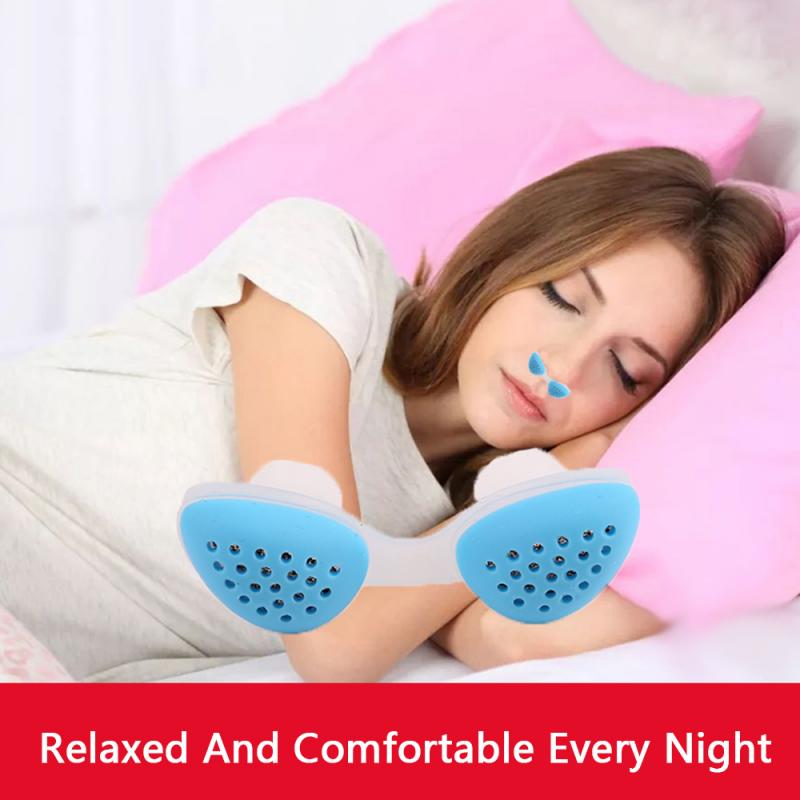 1pc Sleeping Aids Breath Apparatus Nose Stop Grinding Anti-Snoring Apparatus Good Sleep For Everyone Light Health Care