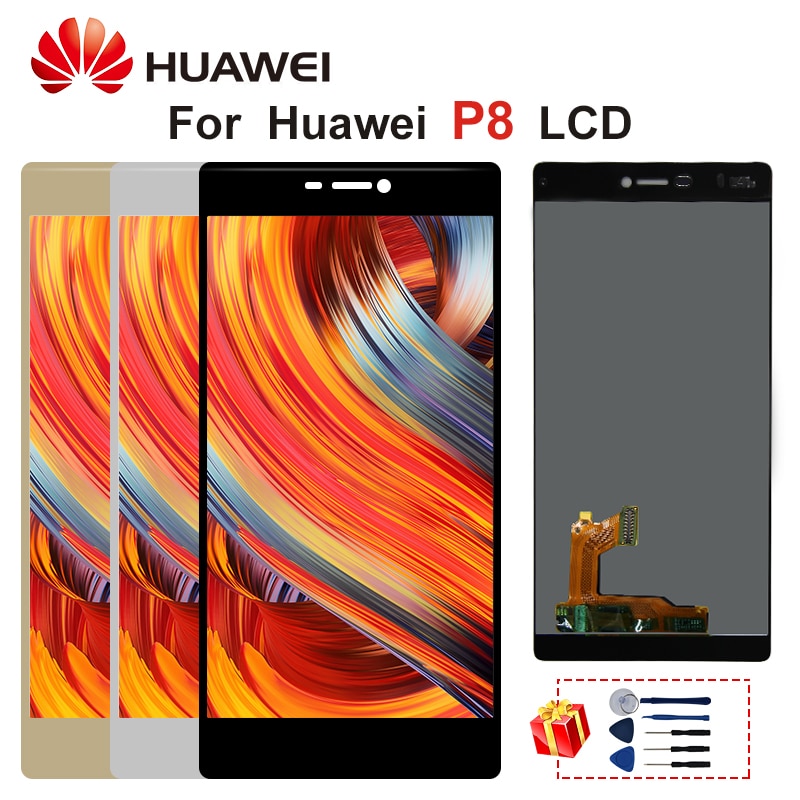 5.2 " til huawei  p8 lcd display touch screen digitizer reservedele til huawei  p8 display gra_l 09 gra_ul 00 gra -l09 gra -ul00