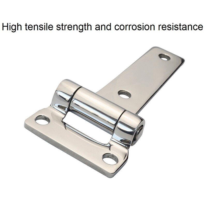 Bisagra de acero inoxidable 304 para yates, bisagra en T de alta resistencia para barcos, puertas de acero inoxidable para contenedores, 135mm