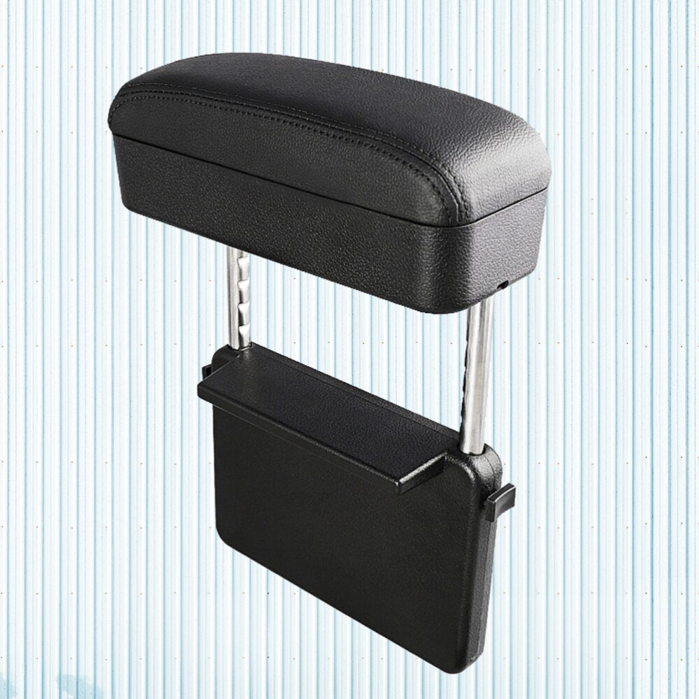 Universal Car Mounted Armrest Box Central Box Elbow Support Pad Car Center Console Armrests for Car Beige