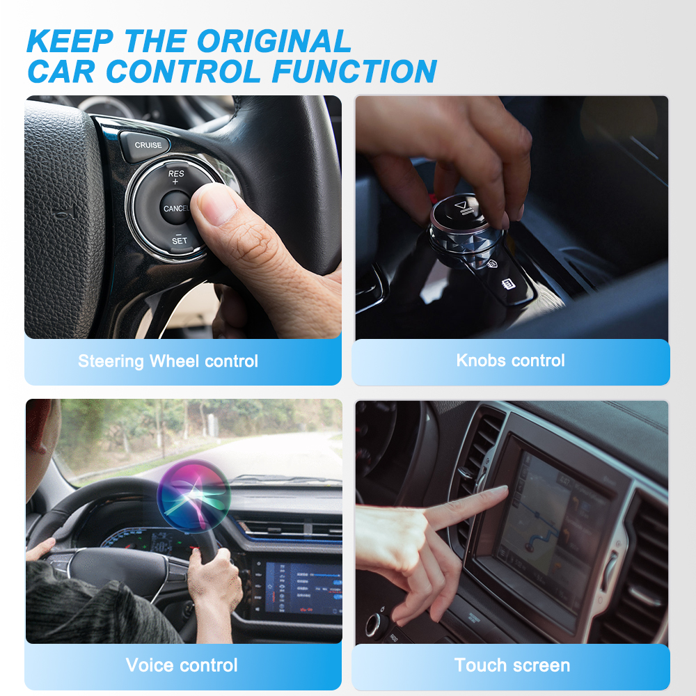 2in1 kabellos Carplay & Android Auto Kasten verkabelt mit kabellos Dongle Auto anschließen Adapter OTA Aktualisierung Bluetooth Stecker & abspielen Mini Kasten