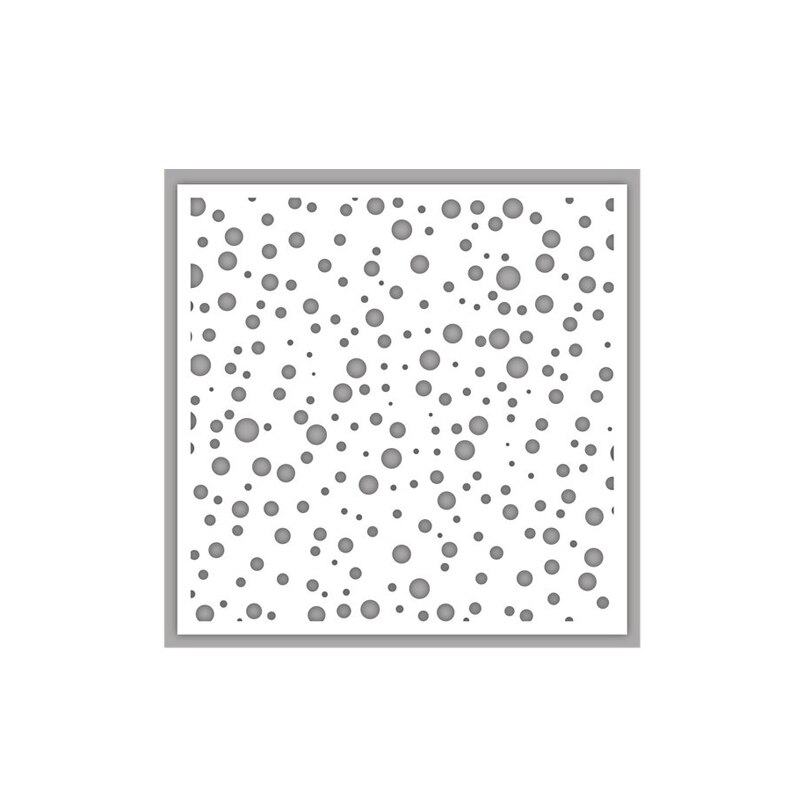 Irregular Figure Flowers Dots Horizontal Line Plastic Stencil DIY Scrapbook Crafts Card Album Make Drawing Sheet 10: 8