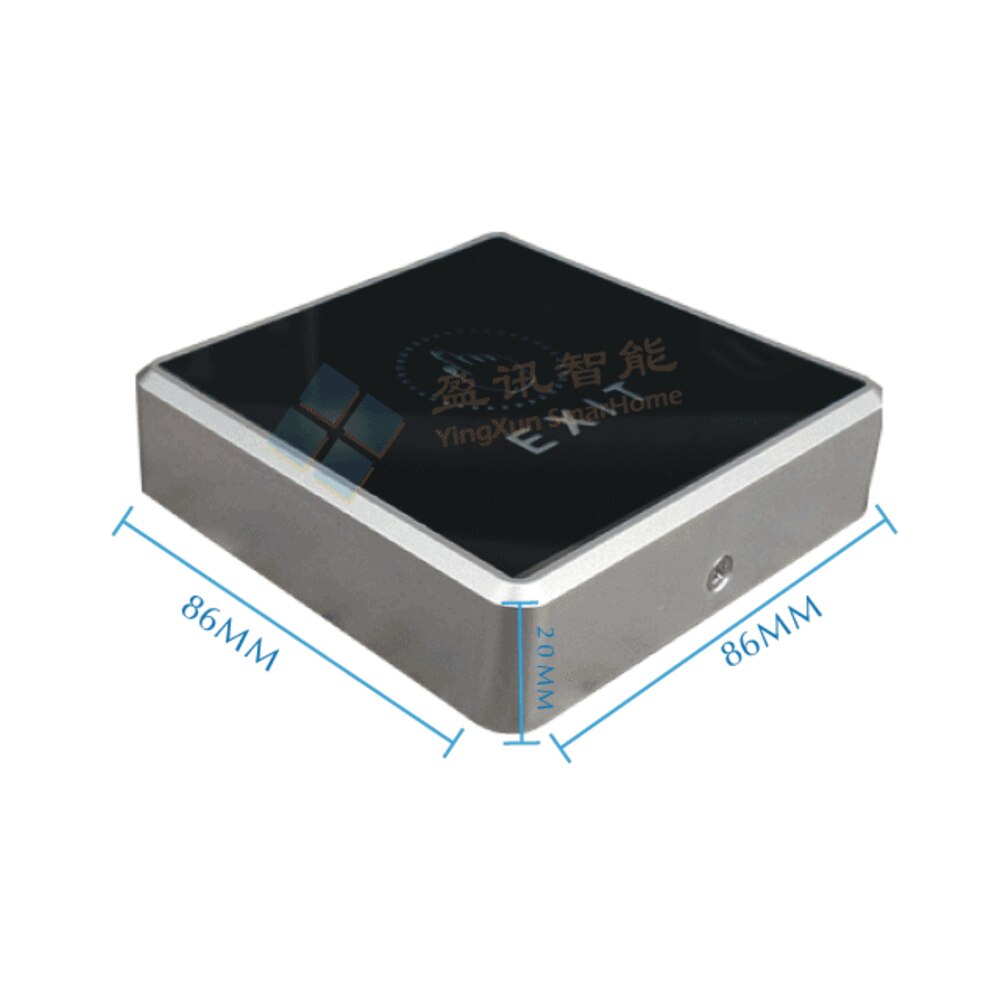 Push Touch Exit Button Door Eixt Release Button for access Control System for Home Security Protection With LED Indicator