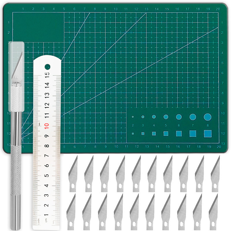 Carving Knife Set Carving Knife Tools Paper Cut Model Cutter Engraving Cutter With Knife Blades Cut Handicraft: B