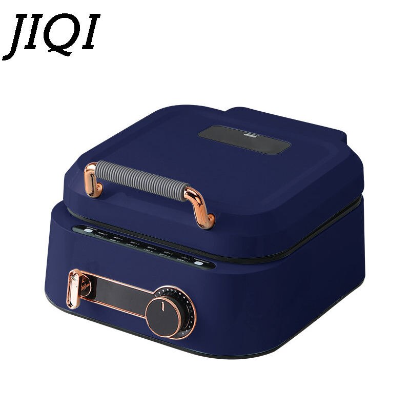 JIQI – poêle électrique à Double face, 220V, appareil de cuisson domestique, poêle chauffante, pour Pizza, tarte, crêpes, BBQ, plaque chauffante