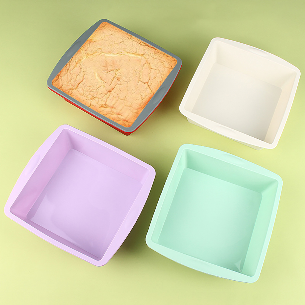 Vierkante Siliconen Bakplaat Voor Thuis Bakken Diy Cakevorm Met Gemakkelijke Sloop Bakvorm