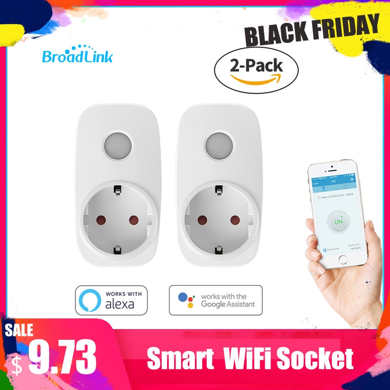 Broadlink SP3 EU Wifi Socket Plug Outlet Smart Remote Draadloze Controles Voor Smart Telefoon Smart home