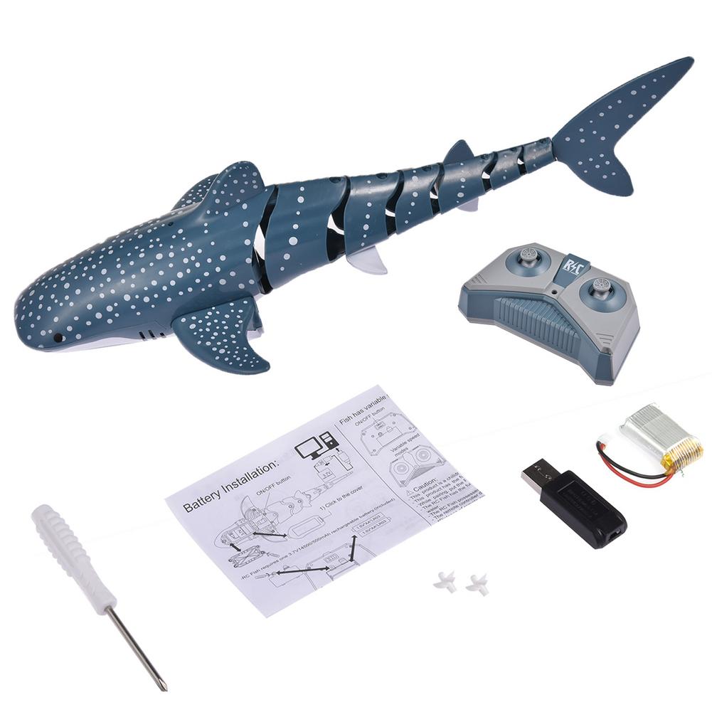 2.4G Simulatie Afstandsbediening Haaien Boot Speelgoed Voor Zwembad Badkamer Speelgoed Highly Gesimuleerde Staart Kan Swing Grappig Speelgoed
