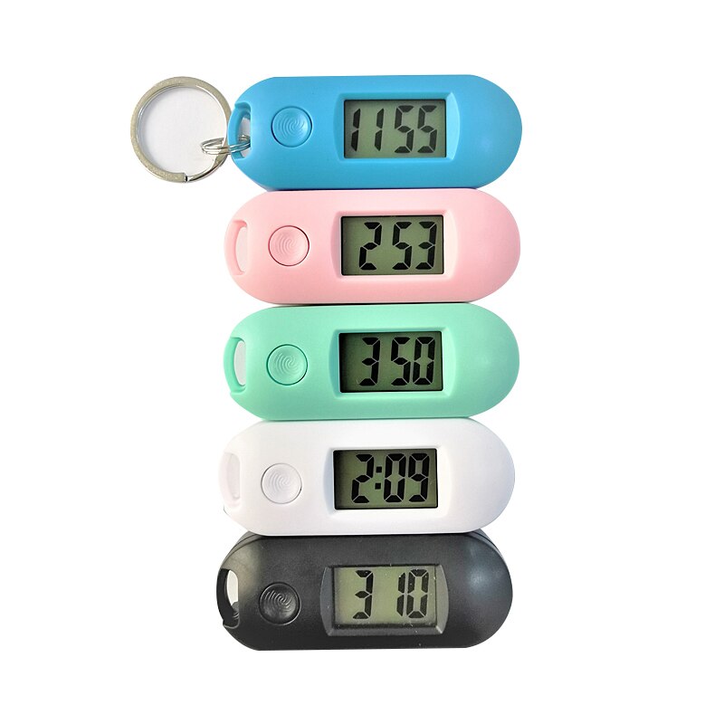 Elektronische Sleutelhanger Horloge Met Timer - Zakhorloge Studenten Digitaal
