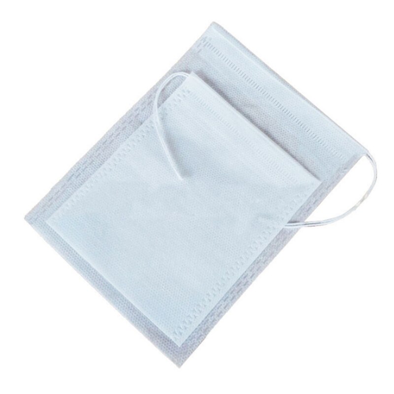 7x9cm/8x10cm/10x15cm Disposable Cook Herb Spice Tools Drawstring Pouch Multifunction 100Pcs Non-woven Medcine Bag
