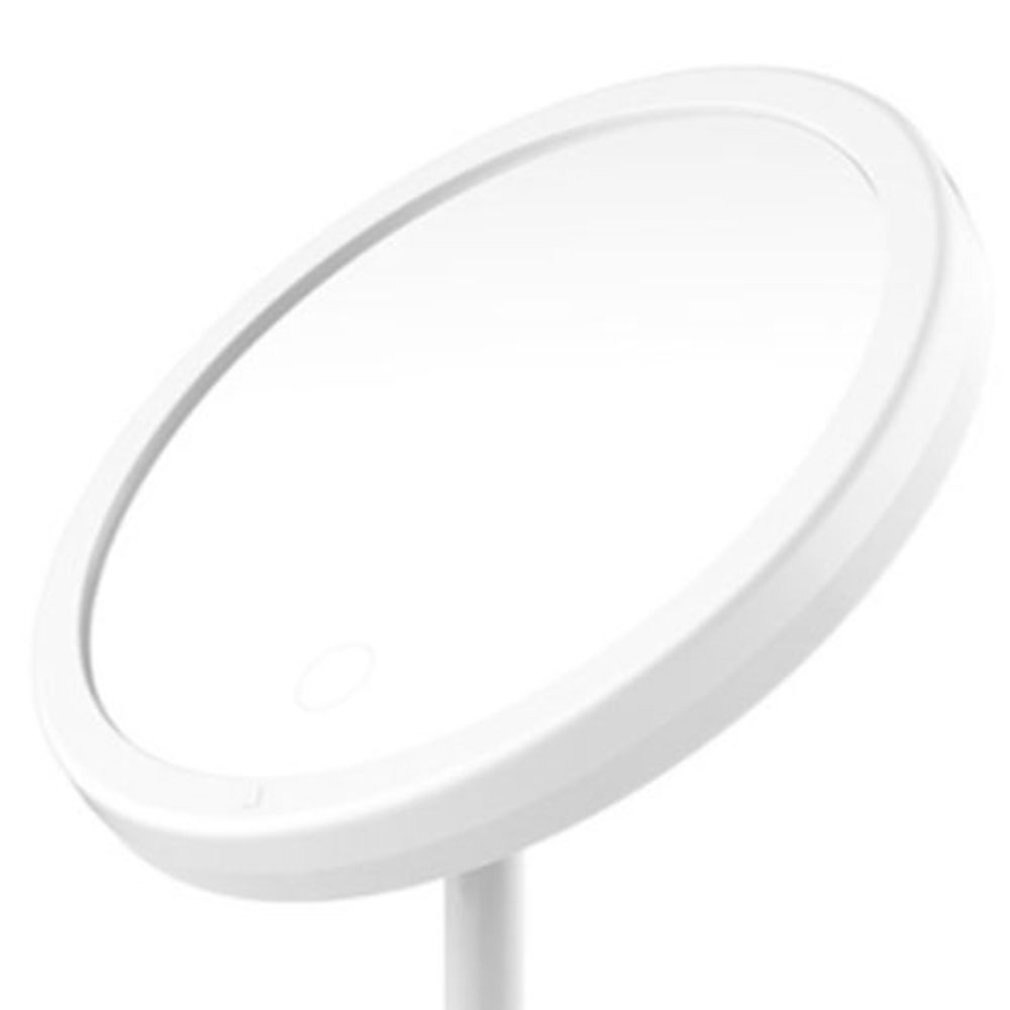 Double Sided Swivel LED Tabletop Makeup Mirror Makeup Mirror Women Facial Makeup Cosmetic Desktop Cosmetic Mirror Tools