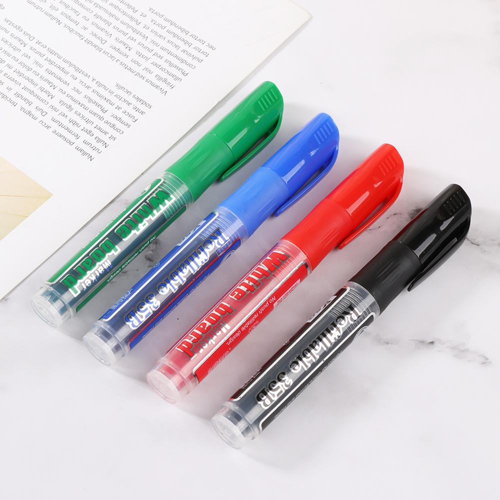 Erasable Whiteboard Marker Pen Dry-Erase Sign Ink Refillable Office School Supplies Student