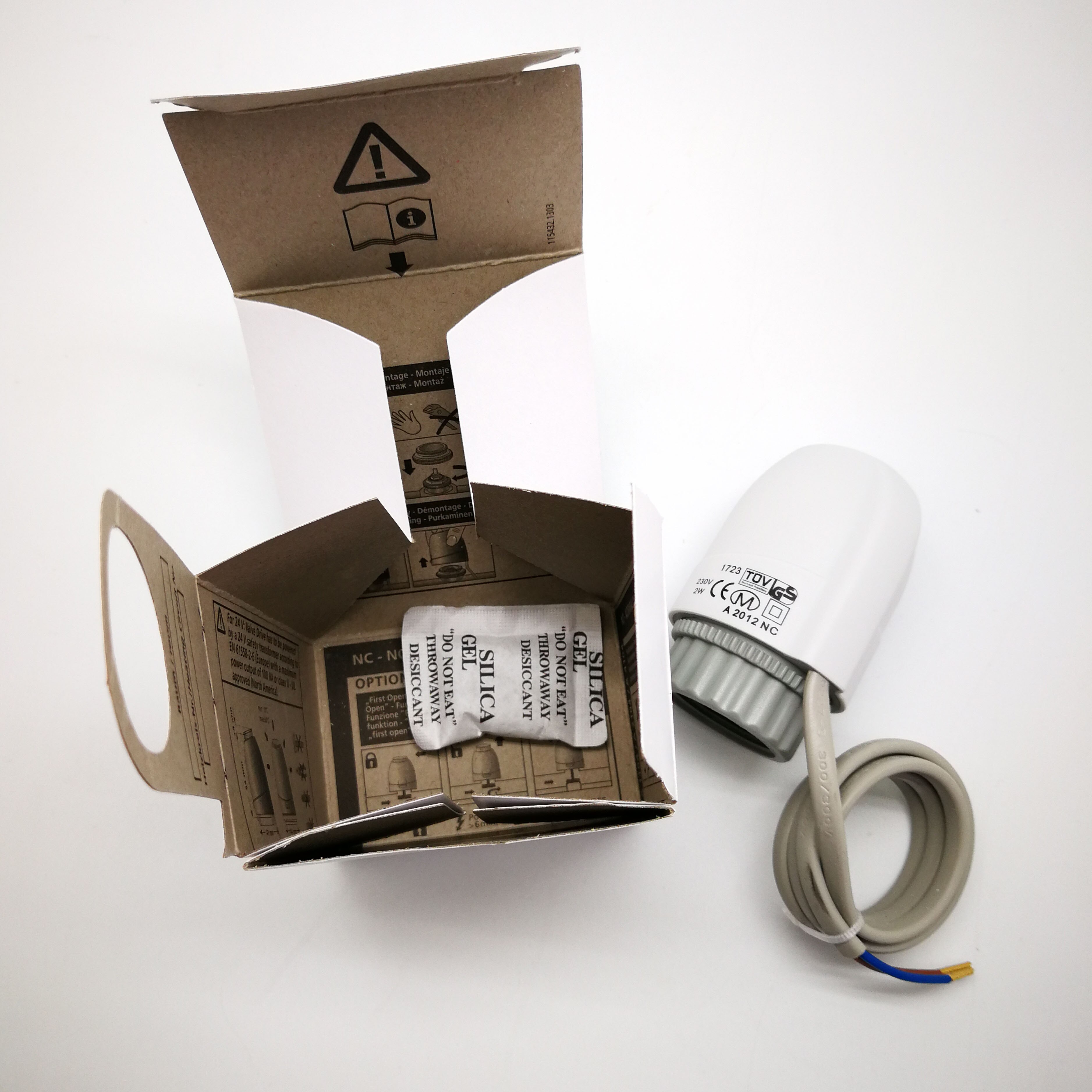M28 * 1.0 Thermische Elektrische Actuator Voor Vloerverwarming Normaal Gesloten Nc 230V