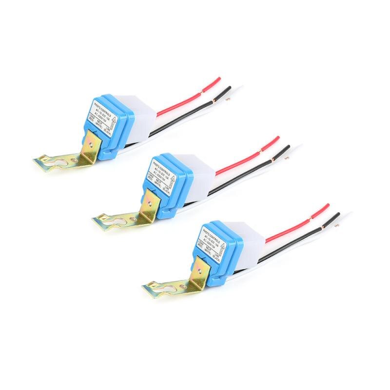 220V 10A Auto On Off Street Light Control Sensor Switches Automatic Home Garden Sensor Switch