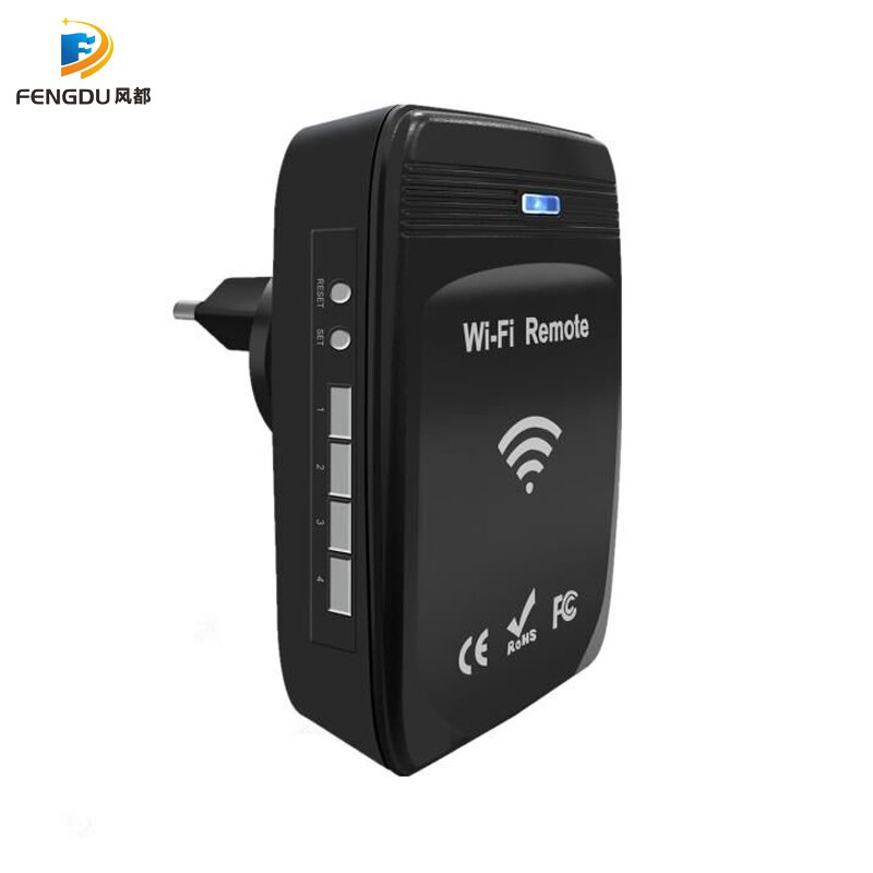 Universal wifi til fjernbetjening rf-konverter 280 mhz -868 mhz til rullende kode garageport havedør fjernbetjening