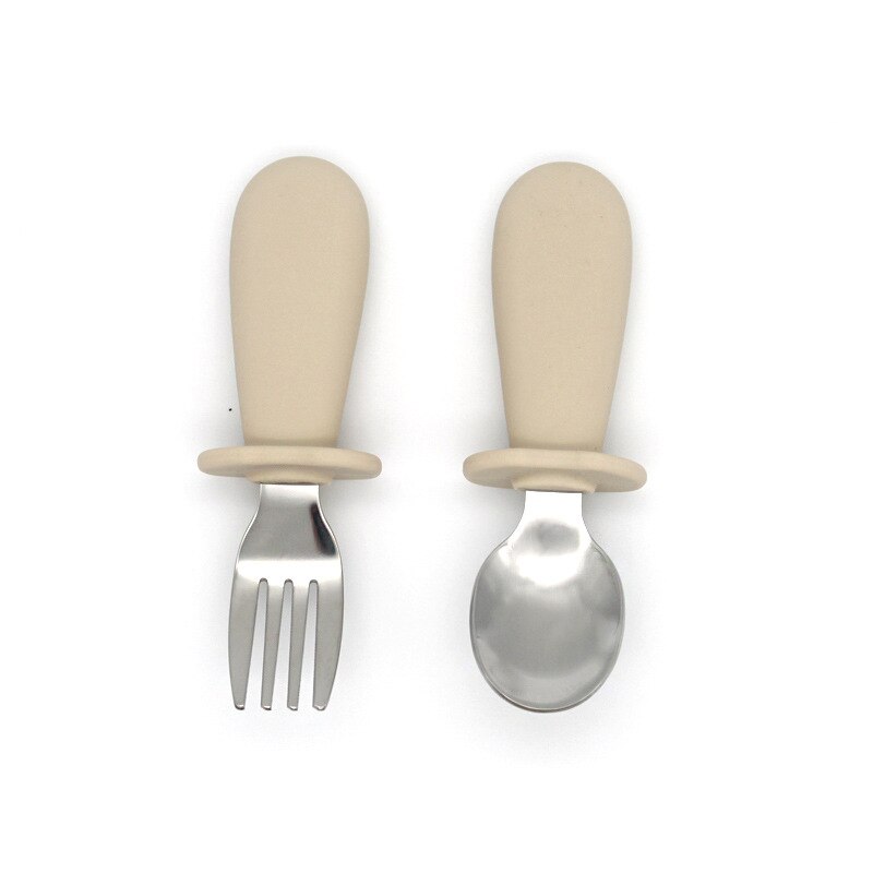 Baby Gadgets Servies Set Kinderen Gebruiksvoorwerp Rvs Peuter Servies Bestek Cartoon Baby Voedsel Voeden Lepel Vork: A3