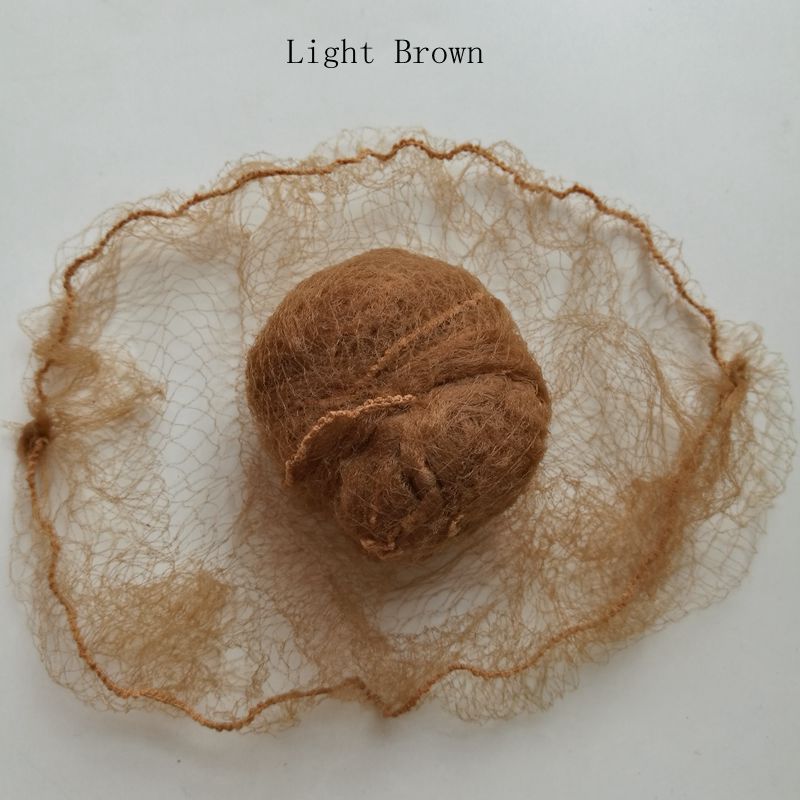 50pcs Black Brown Beige Invisible Small Mesh Hair Styling Net Hair Caring Hairnet