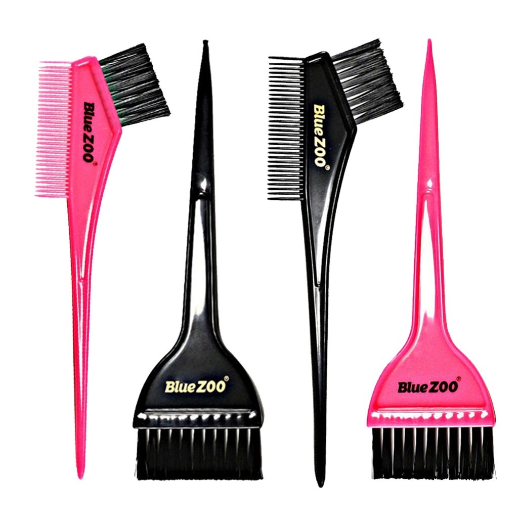 4pcs Hair Color Brush Set, Hair Dye Brush Set, Rat Tail Comb
