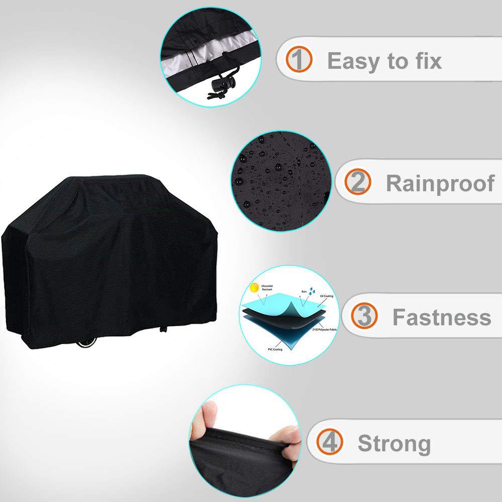 1PC Waterproof BBQ Grill Barbeque Dust-proof Cover Outdoor Furniture Anti Dust Protector For Gas Charcoal Electric Barbe QA 101