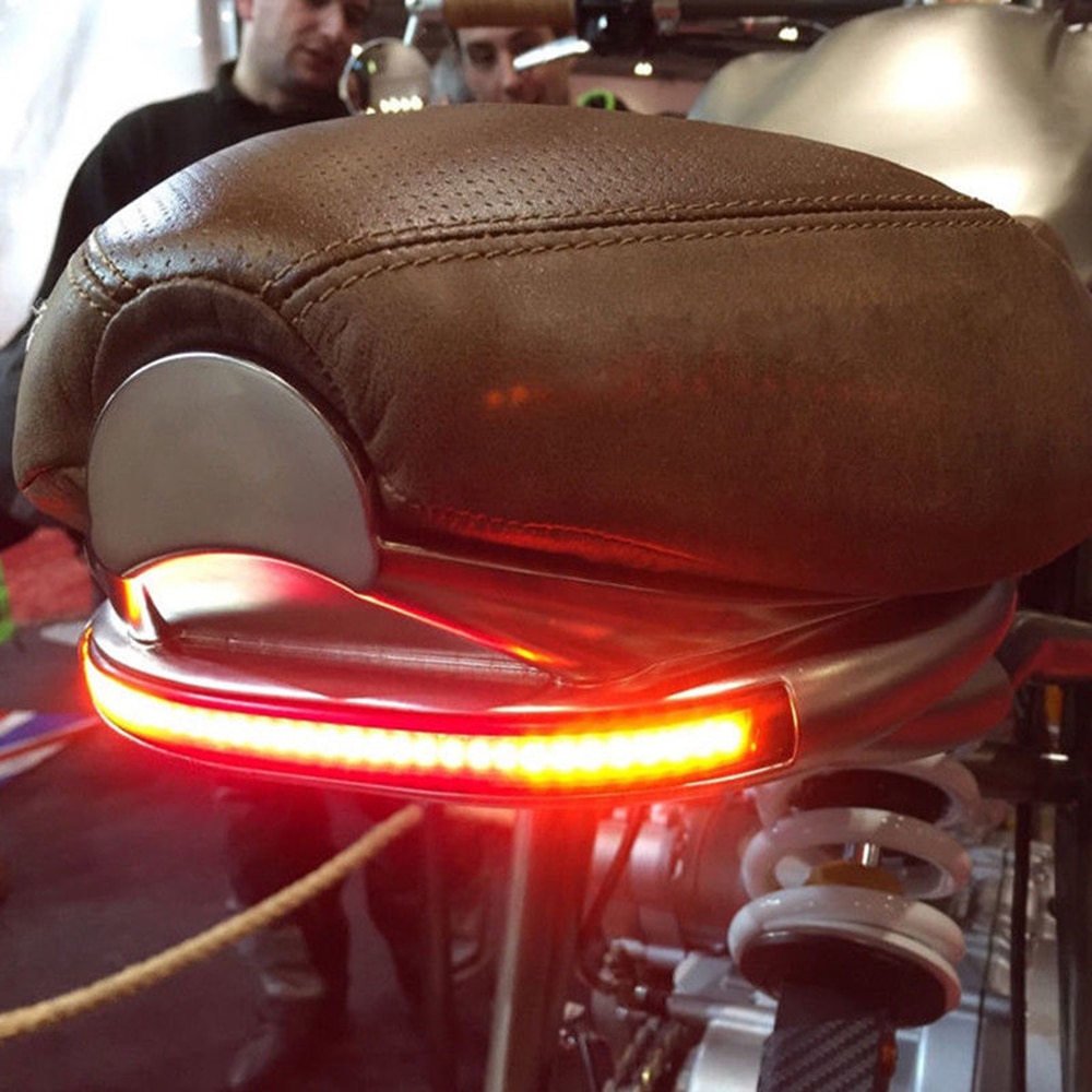 Luz LED de freno para motocicleta, señal de giro trasera para Bobber cafe racer, luz trasera, luz de matrícula, nueva