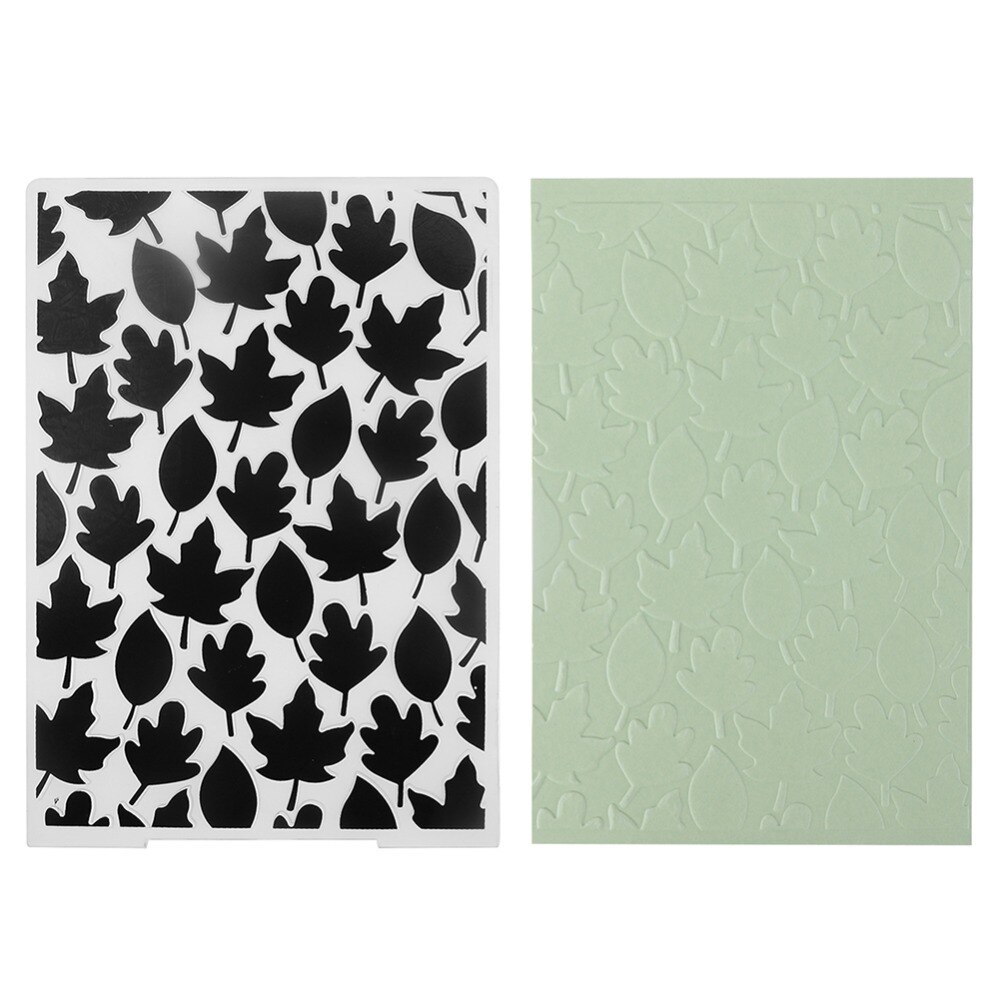 Maple Leaf Set Embossing Folders Plastic DIY Scrapbooking Embossing Paper Craft Card Making Decoration Supplies Stencil 4x6inch
