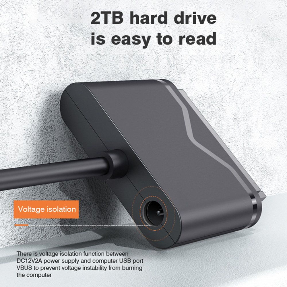 Usb 3.0/2.0 to sata-datakabel sata iii 6 gbps extern hårddiskadapter för 2.5-- tums 3.5-- tums ssd-hårddiskar