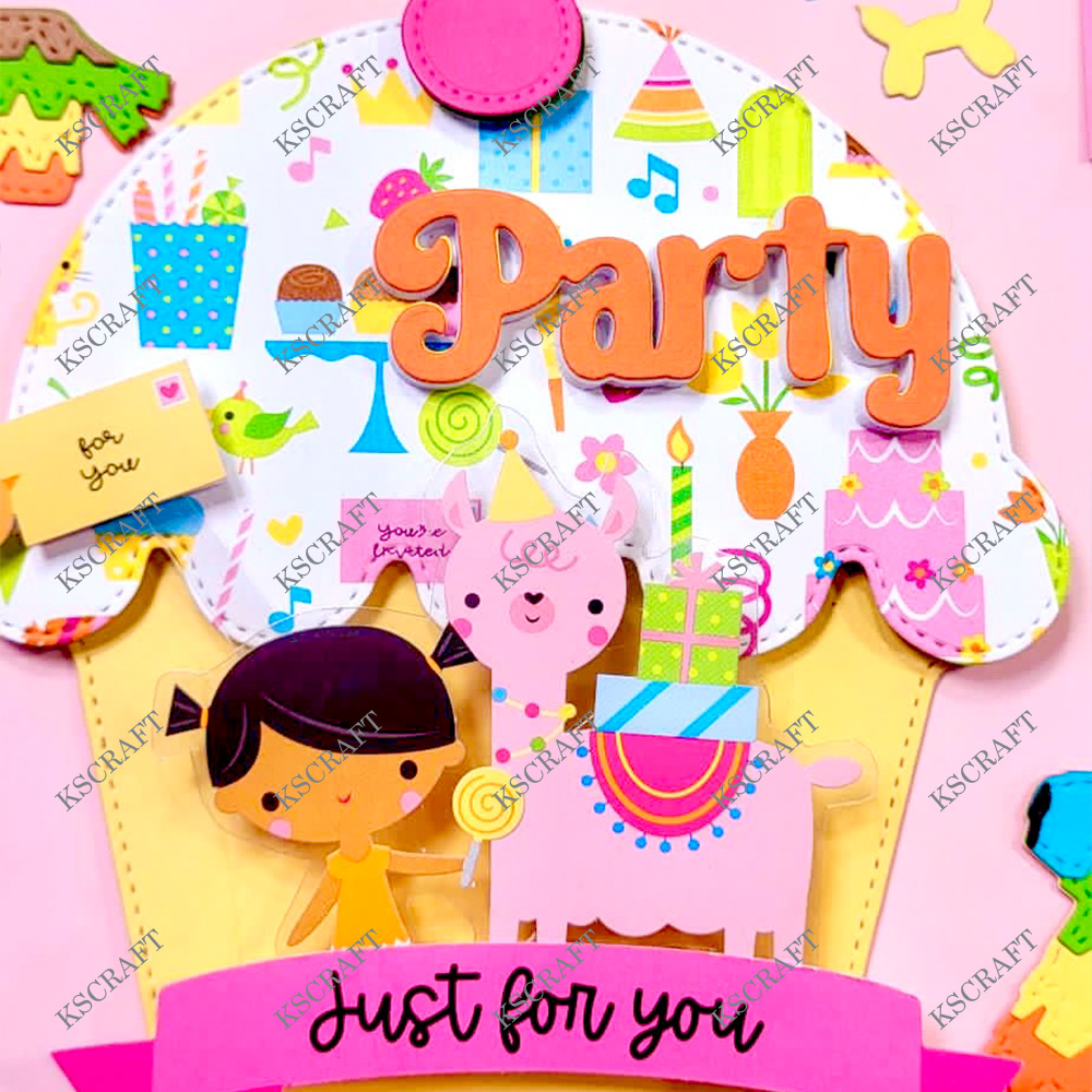 KSCRAFT Cupcake mini album Fustelle stampino per Scrapbooking fai da te Goffratura decorativa Carte di carta fai da te