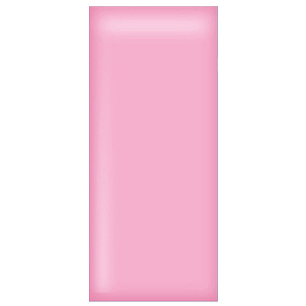 1PC 20cm x 50cm Baby Wall Mat Solid Color Baby Anti-collision Wall Mat Foam Waterproof Self-adhesive Cushion Impact protection: Pink