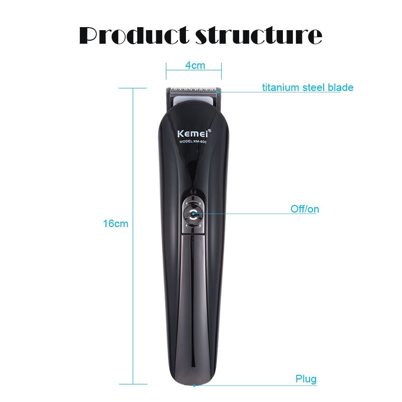 Kemei 11 In 1 Professionele Tondeuse Elektrische Baard Snijmachine Cutter Man Grooming