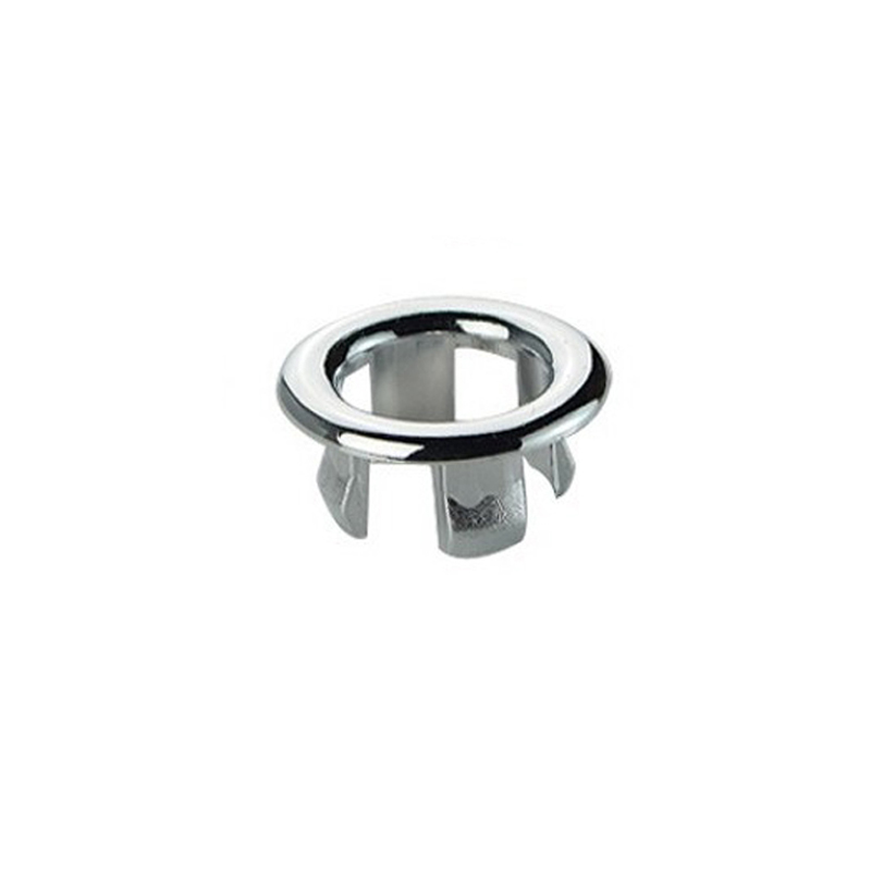 Bathroom Basin Faucet Sink Overflow Cover Replacement Kitchen Sink Drain Hole Cap Sink Trim Ring Plug For Bathroom Accessories: Brown