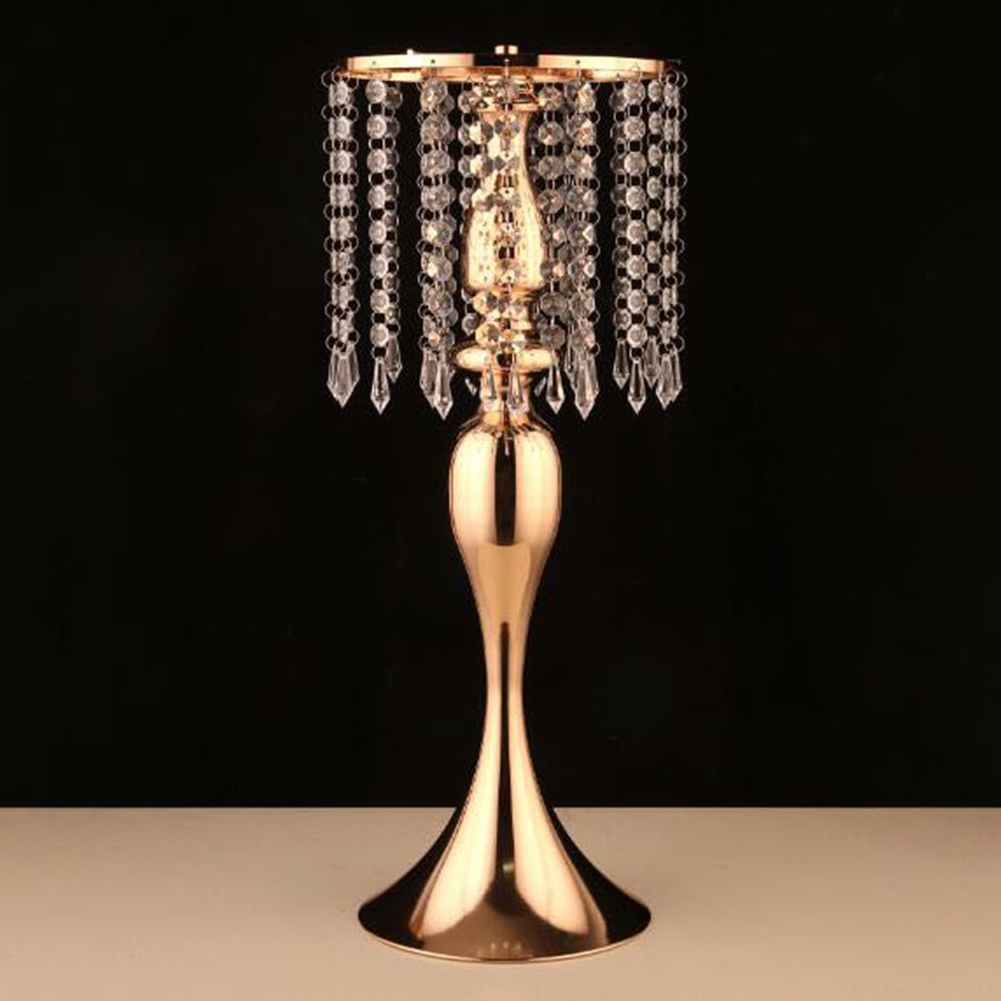 Lysestage blomst lysestager kandelabre guld sølv lysestage med kvast bryllupsdekoration fest ornament hjem indretning