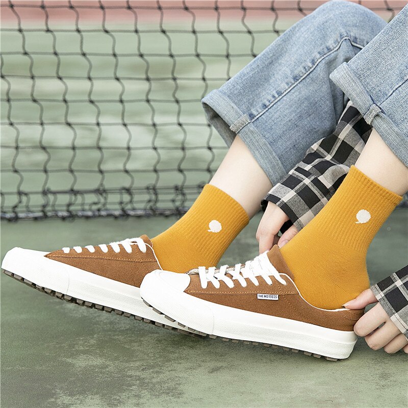 Nowe japońskie skarpety damskie w stylu retro w stylu retro bawełniane znaki interpunkcyjne damskie skarpetki bawełniane w połowie rury hurtowo skarpetki damskie