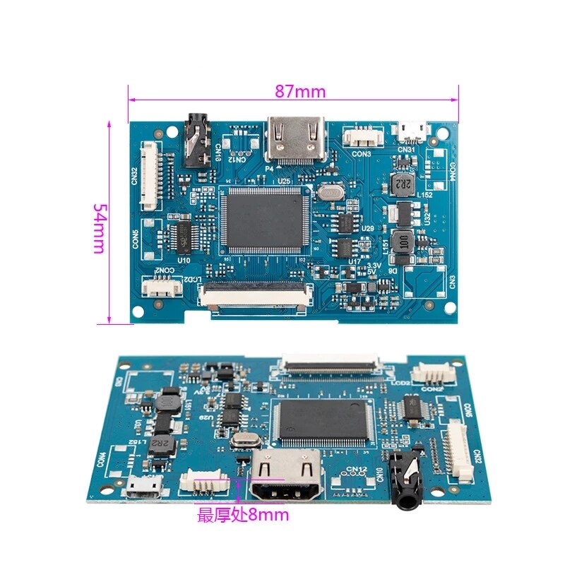 1024*600 7 inch Screen Temperature CPU GPU SSD Monitoring Secondary Display Monitor For AIDA64 Computer Raspberry Pi