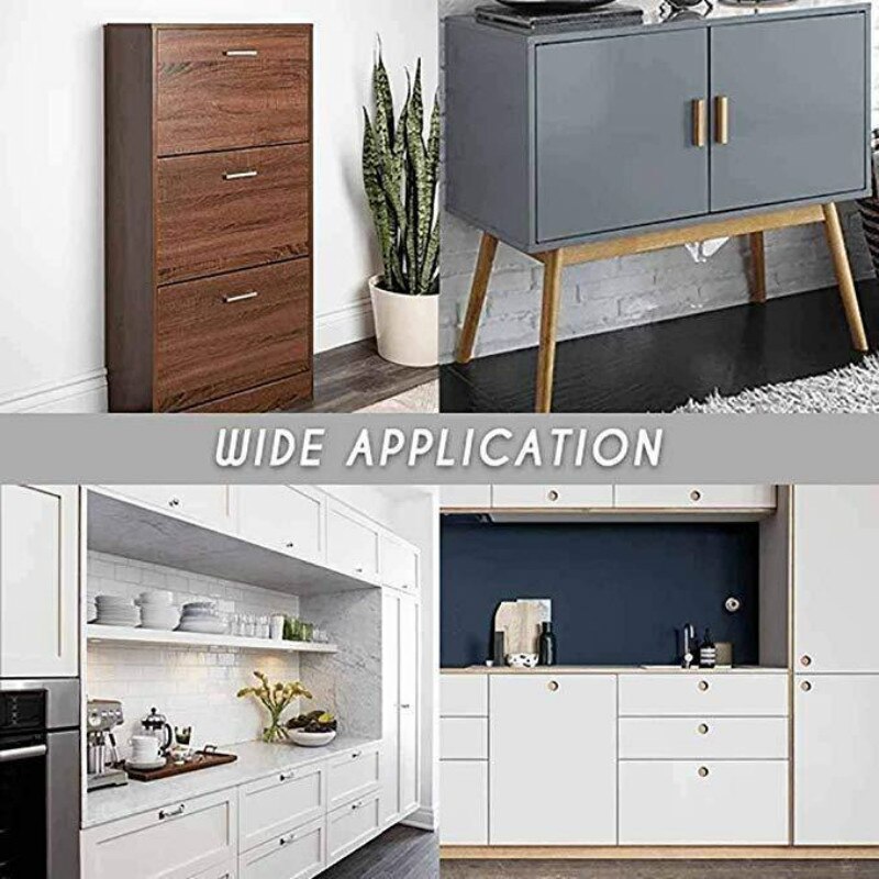 Furniture Cabinet Door Rebound Drawer Latch Door Closer Furniture Hardware Cabinet Catches Door Stopper for Wardrobe/Kitchen Cup