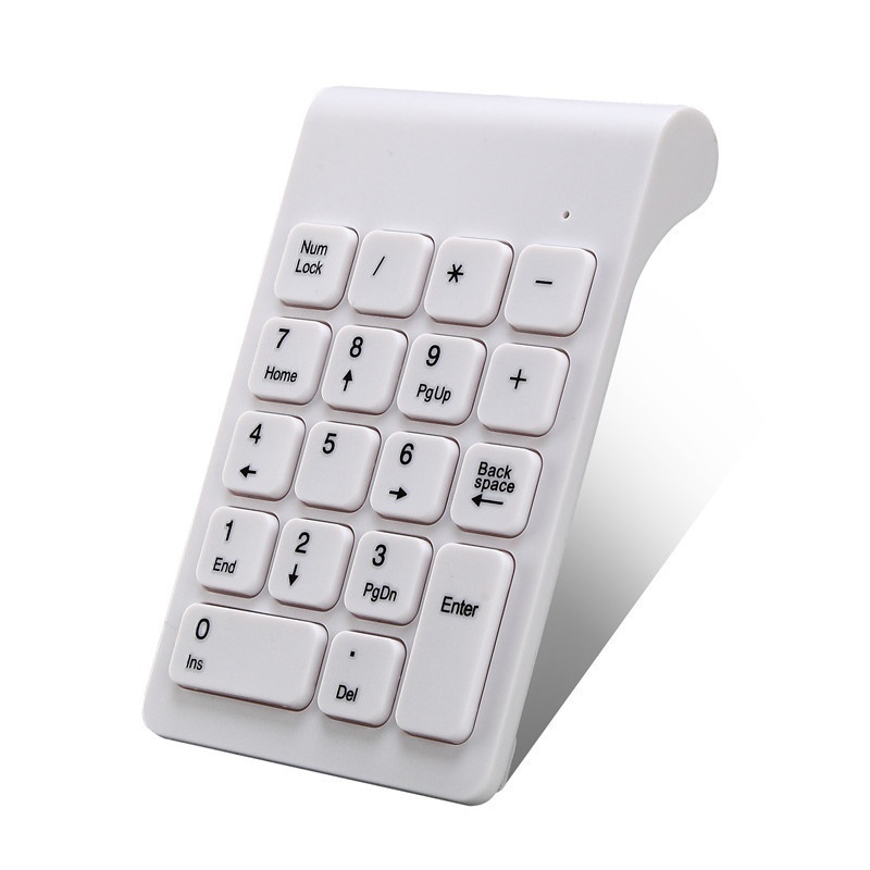 Keyboard 2.4G USB18 Keys Mini Digital Keyboard for Laptop Numeric Keypad Wireless Number Pad: B