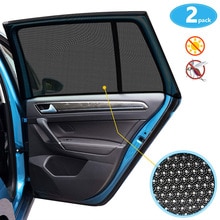 Vehemo 2 pcs Uv-bescherming Auto Zonnescherm Auto Onderdelen Duurzaam Window Covers Achter Voorruit Auto-Styling