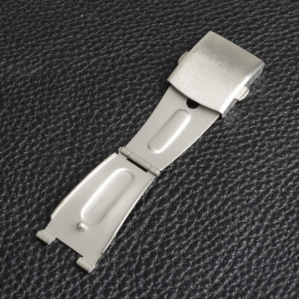 Dubbele Drukknop Vouw Sluiting Gesp voor Horloge Band Deployment Vouw Gesp Rvs 12mm, 14mm, 16mm, 18mm, 20mm, 22mm