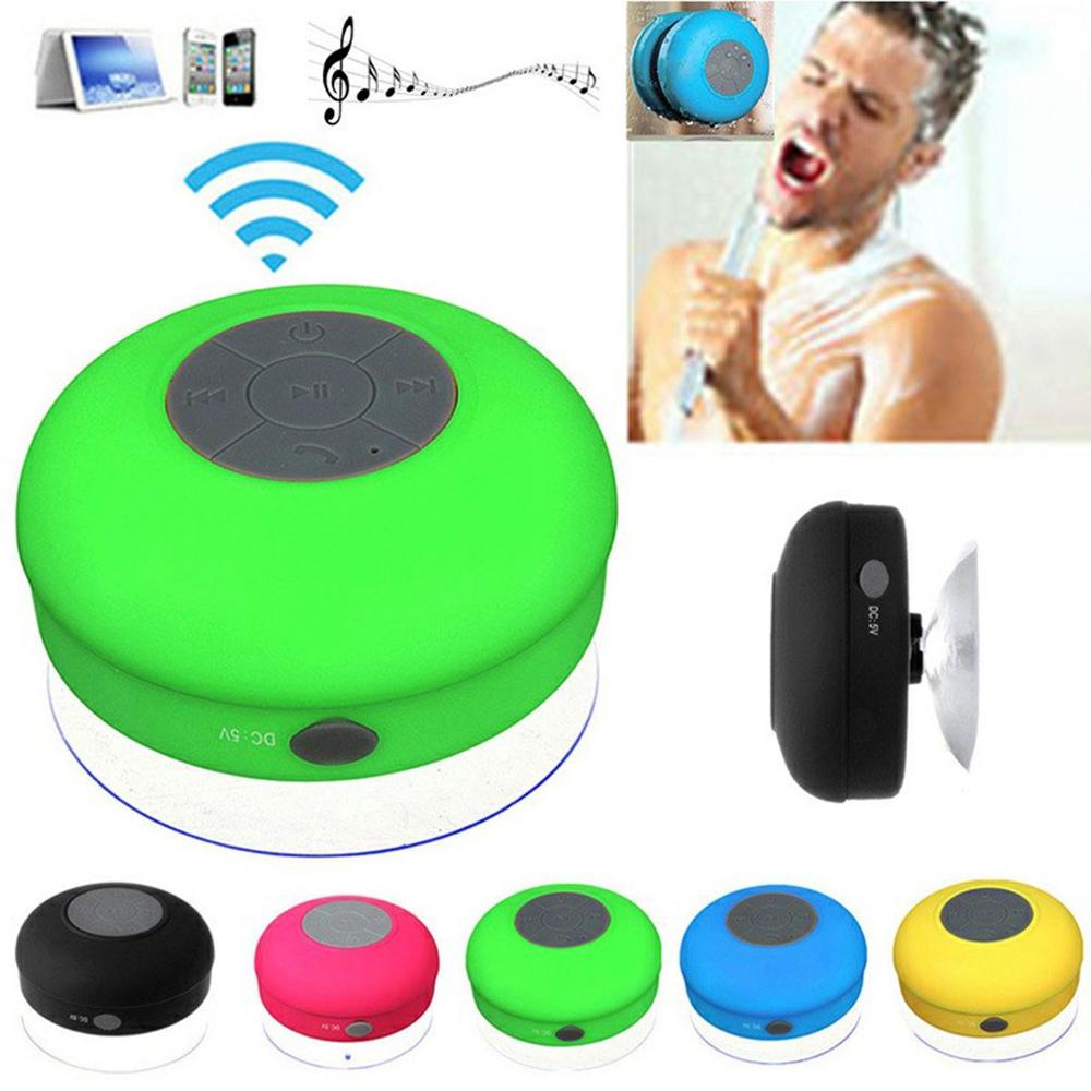 Mini Bluetooth Speaker Draagbare Draadloze Waterdichte Douche Speakers Handsfree Met Mic Voor Badkamer Auto Zwembad Strand Outdoor