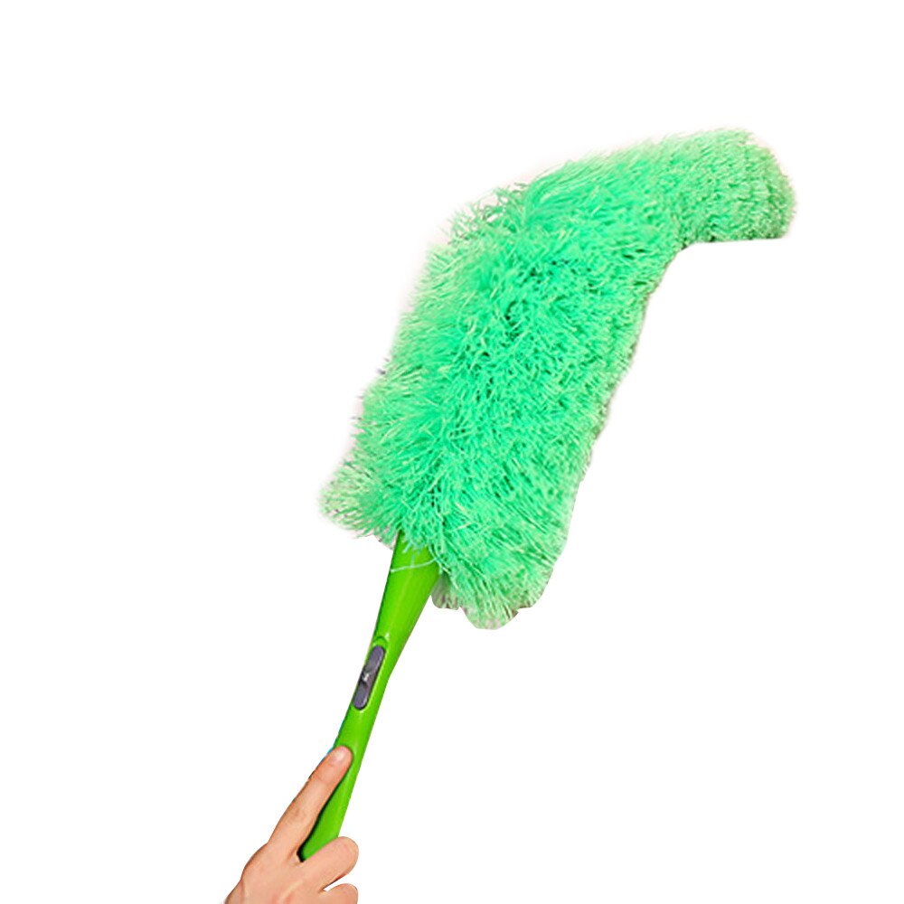 Magic Soft Microfiber Cleaning Duster Dust Cleaner Handle Feather Static Blue