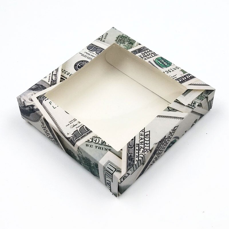 paper eyelash packaging box lash boxes packaging custom own logo for 10mm-25mm mink eyelashes square case bulk: 10