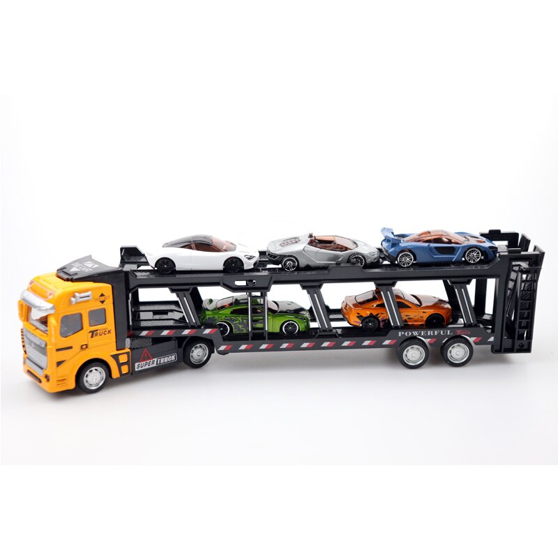 16 arten 1:48 Pull Zurück Legierung Super Lkw Mit Heißer Autos Fahrzeug Simulation Transporter Modell Auto Spielzeug Für Kinder: 12