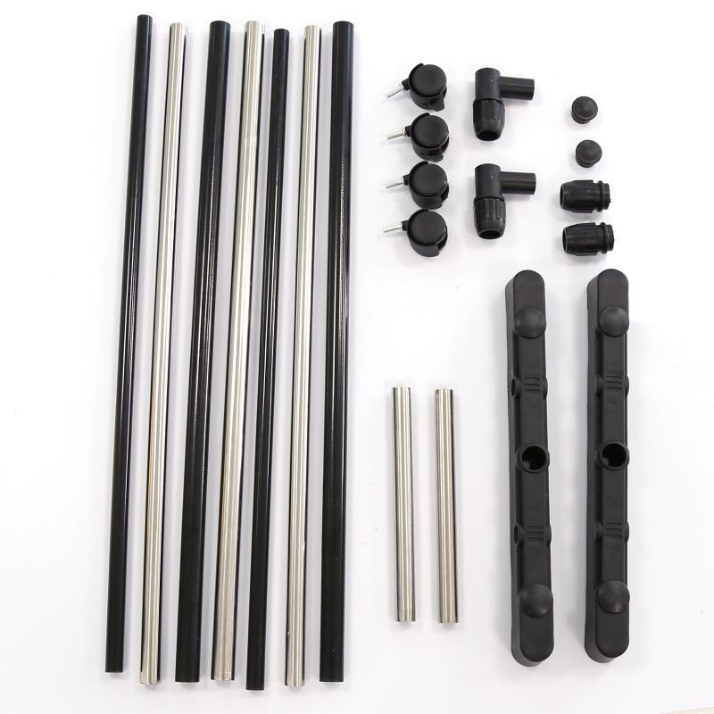 Single Garment Rack Adjustable Mobile Clothes Coat Hanging Rail Storage Stand On Wheels Home Organization Drying Racks HWC