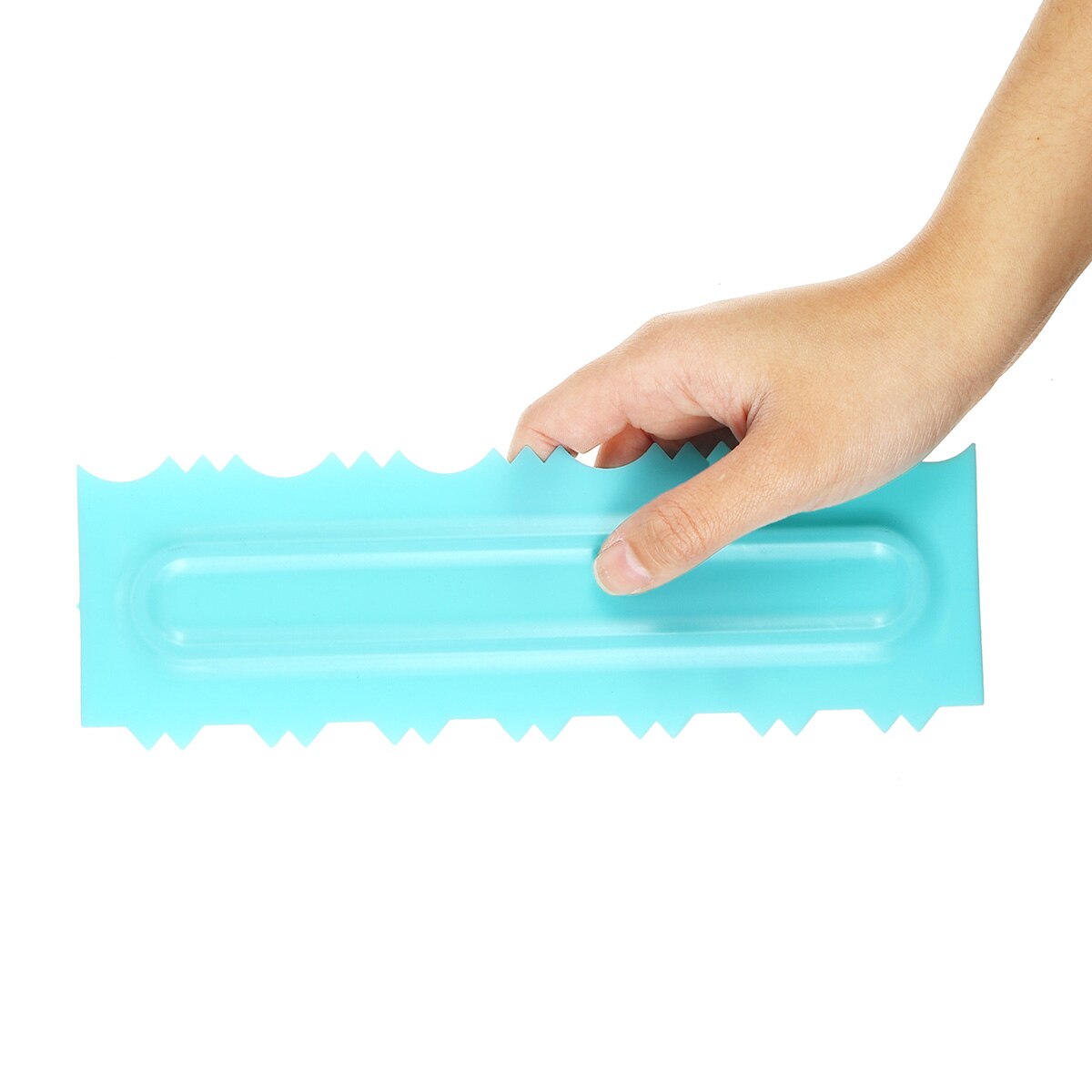 Cake Decorating Comb Cake Scraper Icing Smoother Plastic Confectionery Pastry Spatula Baking Tools for Cake Shop Home Bakeware