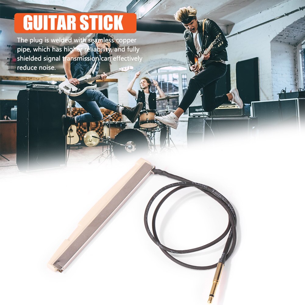 36Cm Folk Akoestische Gitaar Piezo Pickup Bar Metal Abs Muziekinstrument Geïntegreerde Pick-Up Sticks Gitaar Accessoires