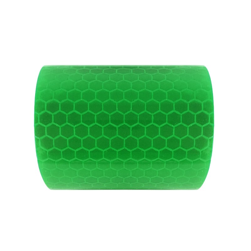 Cinta adhesiva reflectante Hi Vis Viz de seguridad de 5CM * 3M, reflectante antiestático para coche, material de vinilo para el Exterior del coche: Honeycomb green